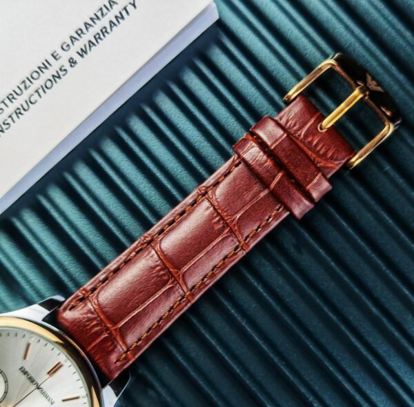 Armani ARMANI Dazzling Three Eyes Collection Six Hands Running Seconds Belt Men's Watch - Image 5