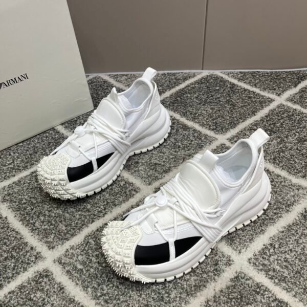 new men's low-top drawstring lace-up thick bottom sneakers - Image 2