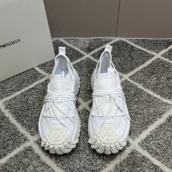 new men's low-top drawstring lace-up thick bottom sneakers - Image 3