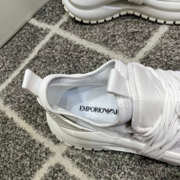 new men's low-top drawstring lace-up thick bottom sneakers - Image 5