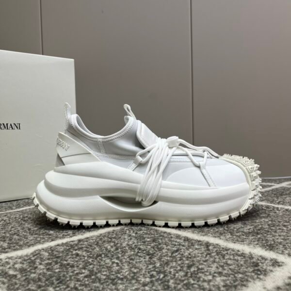 new men's low-top drawstring lace-up thick bottom sneakers - Image 6
