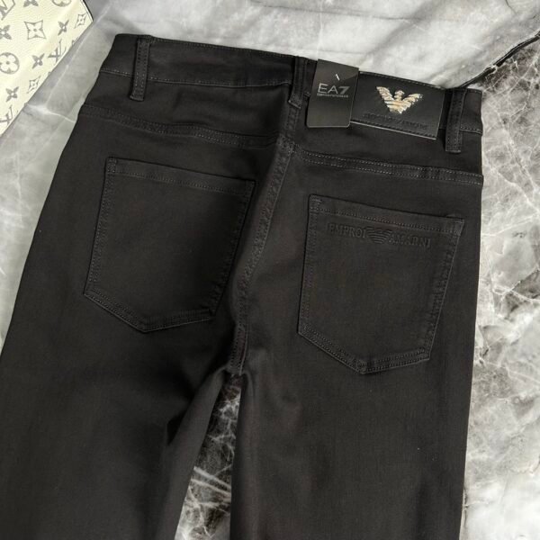 ARMANI / Armani fall and winter new AJ home original single men's fashion models customized, 23ss fall and winter top men's fashion Slim small straight leg jeans - Image 9