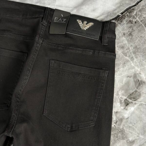 ARMANI / Armani fall and winter new AJ home original single men's fashion models customized, 23ss fall and winter top men's fashion Slim small straight leg jeans - Image 3