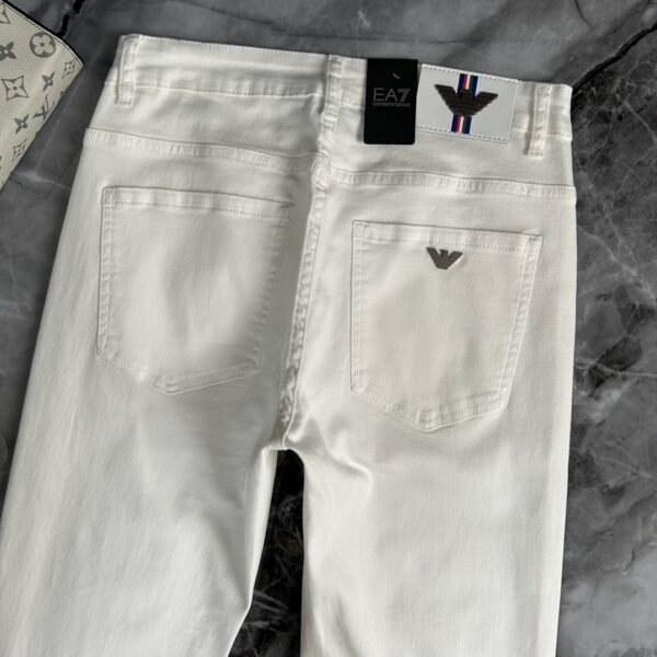 ARMANI / Armani fall and winter new AJ home original single men's fashion models customized, 23ss fall and winter top men's fashion Slim small straight leg jeans - Image 6