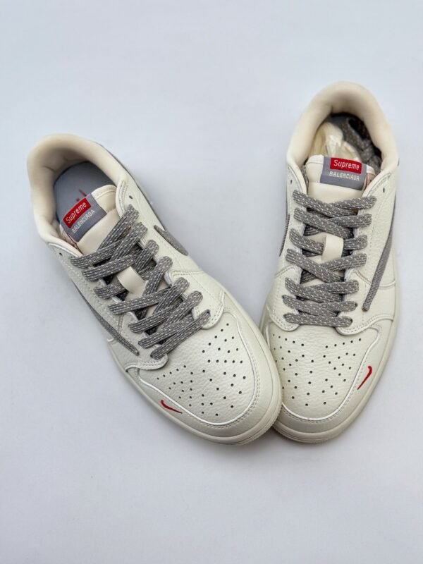 Travis Scott x Nike Air Jordan 1 Low x Balenciaga x Supreme Air Jordan 1 Low Sneakers - Image 8