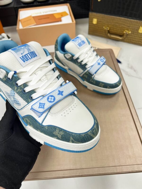 Louis Vuitton Trainer II Sneakers/Blue - Image 5