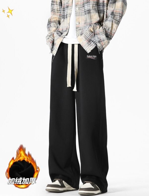 Balenciaga Balenciaga Paris Family Padded Thickened Warm Casual Mopping Pants - Image 4