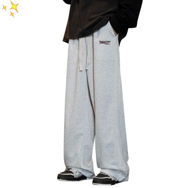 Balenciaga Balenciaga Paris Family Padded Thickened Warm Casual Mopping Pants - Image 3
