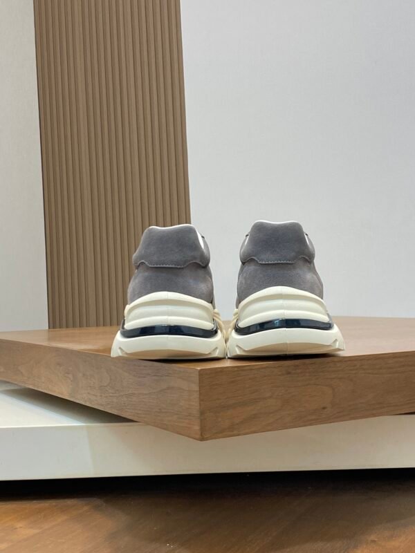 Hermes Hugo Thick Sole Sneakers Casual Men's Shoes/Grey - Image 9