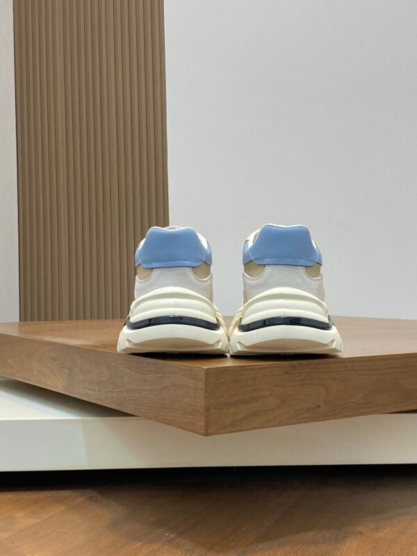 Hermes Hugo Thick Sole Sneakers Casual Men's Shoes/Blue - Image 9