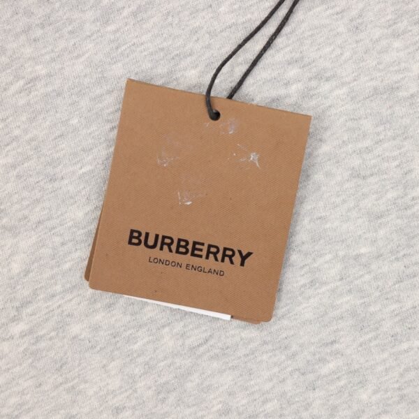 BURBERRY Burberry BBR 24FW Letter Embroidered Plaid Zipper Hooded Sweatshirt Jacket - Image 8