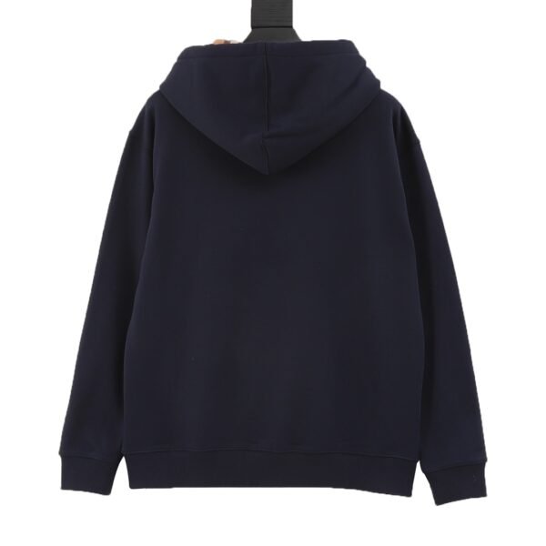 BURBERRY Burberry BBR 24FW Letter Embroidered Plaid Zipper Hooded Sweatshirt Jacket - Image 9