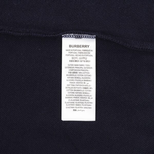 BURBERRY Burberry BBR 24FW Letter Embroidered Plaid Zipper Hooded Sweatshirt Jacket - Image 5