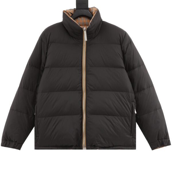 Burberry/Burberry Reversible Plaid Down Jacket - Image 15