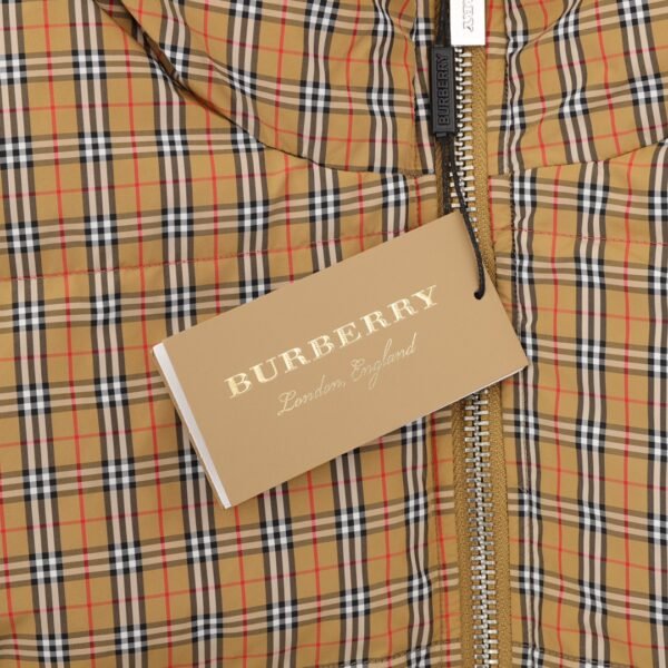 Burberry/Burberry Reversible Plaid Down Jacket - Image 4