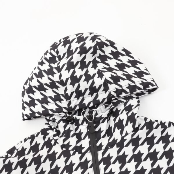 Burberry Burberry BBR 24 model Thousand Bird Check Hooded Jacket Coat - Image 6