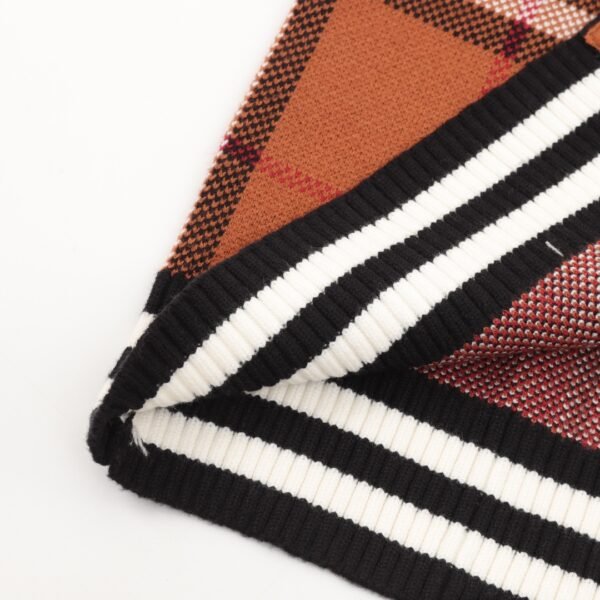 Burberry/Burberry 23Fw Check Zipper Sweater Cardigan - Image 9