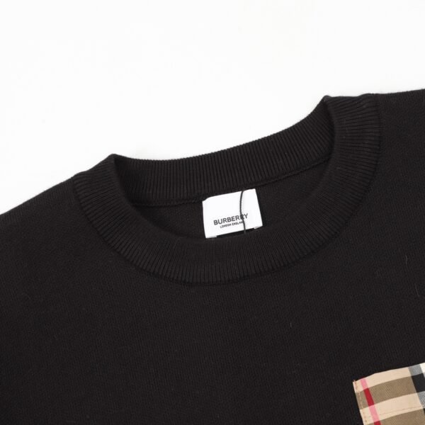 Burberry/Burberry Gingham Patchwork Knit Pullover Sweater - Image 8