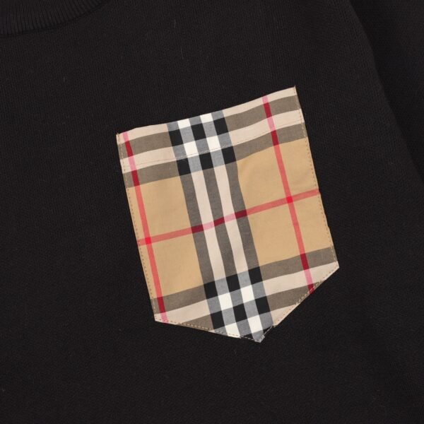 Burberry/Burberry Gingham Patchwork Knit Pullover Sweater - Image 2