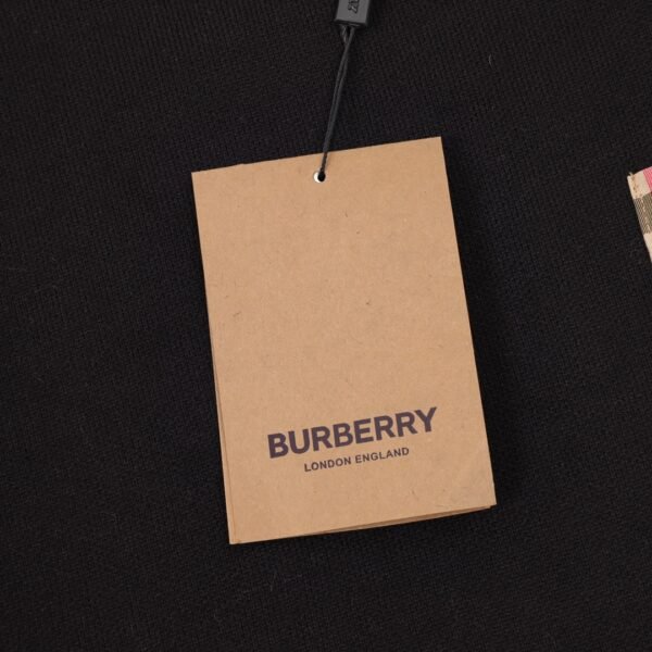 Burberry/Burberry Gingham Patchwork Knit Pullover Sweater - Image 3