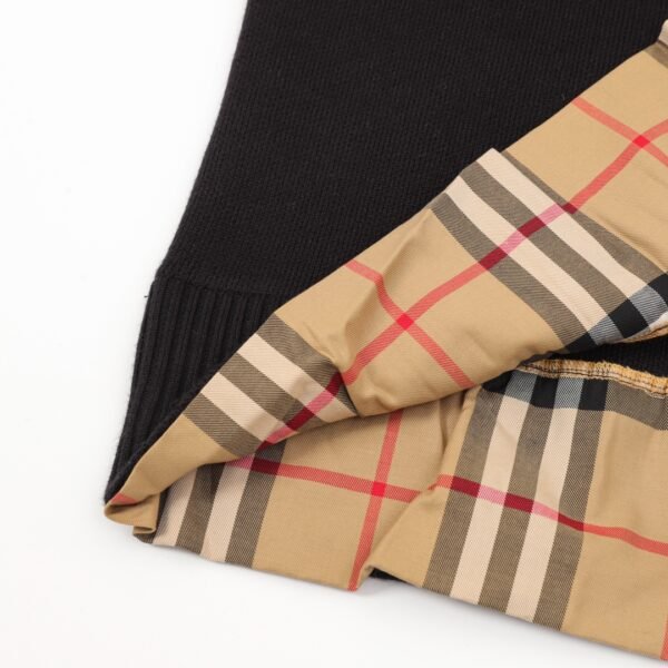 Burberry/Burberry Gingham Patchwork Knit Pullover Sweater - Image 5