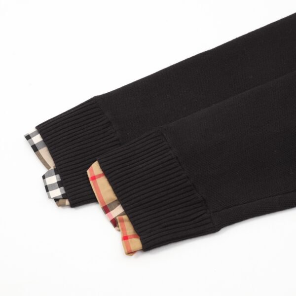 Burberry/Burberry Gingham Patchwork Knit Pullover Sweater - Image 4