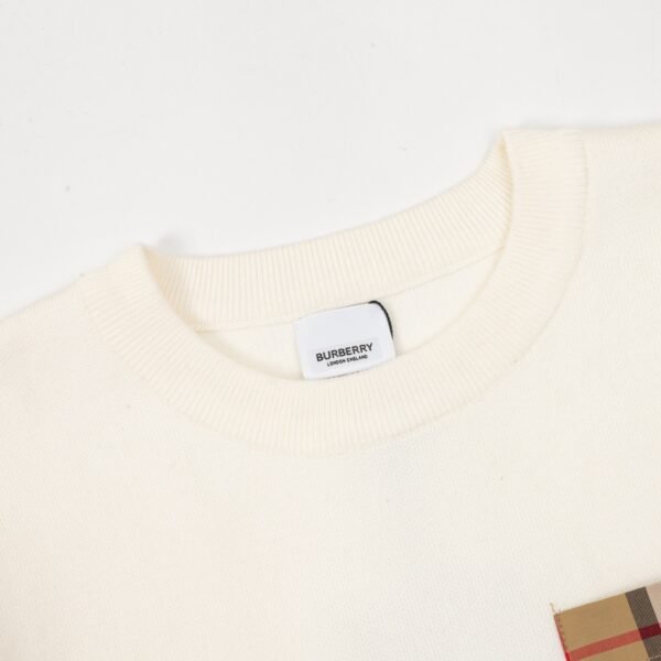 Burberry/Burberry Gingham Patchwork Knit Pullover Sweater - Image 10