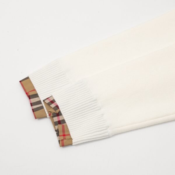 Burberry/Burberry Gingham Patchwork Knit Pullover Sweater - Image 4