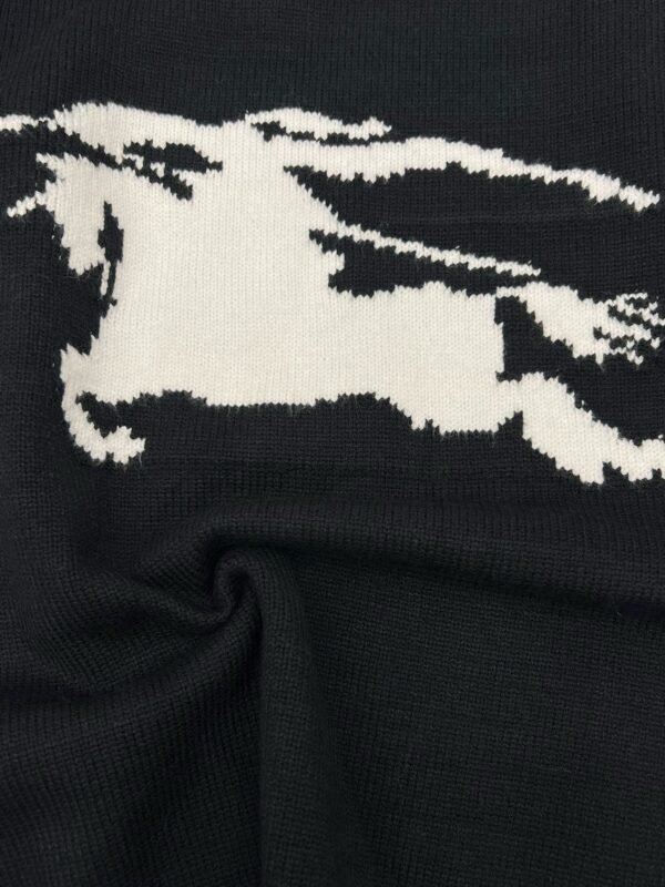 Burberry Burberry BBR Monogram War Horse Jacquard Crew Neck Long Sleeve Knit Sweater - Image 17
