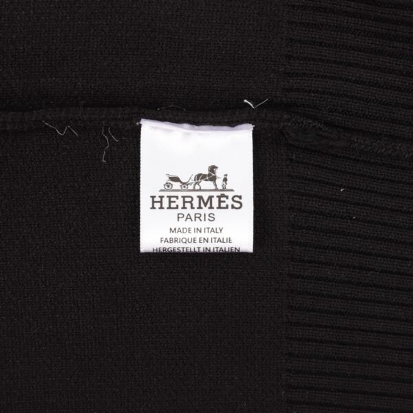 HERMES/Hermes Pegasus Embroidered Crew Neck Sweater - Image 7