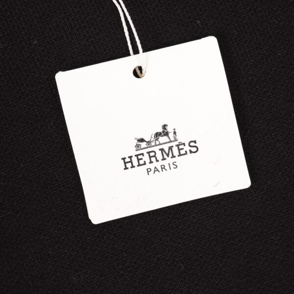 HERMES/Hermes Pegasus Embroidered Crew Neck Sweater - Image 4
