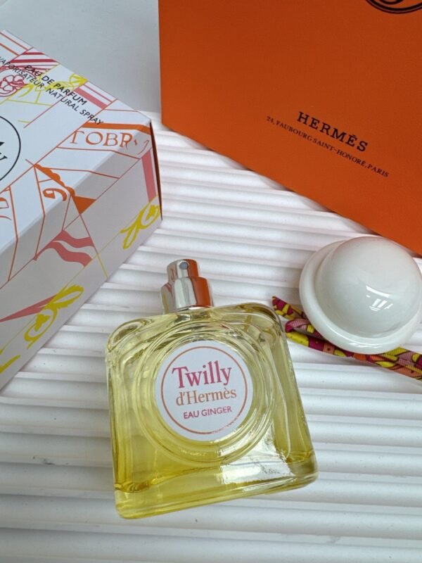 Vietnamese version of Hermes Silk Scarf White Cover Silk Italian Eau Ginger EDP200ML - Image 4