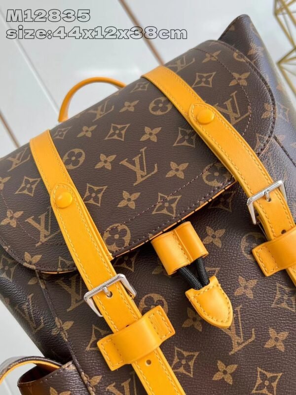 Christopher Medium Shoulder Bag/Yellow - Image 3