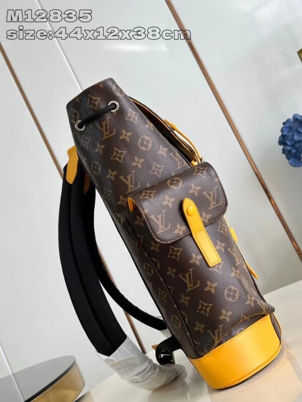 Christopher Medium Shoulder Bag/Yellow - Image 4