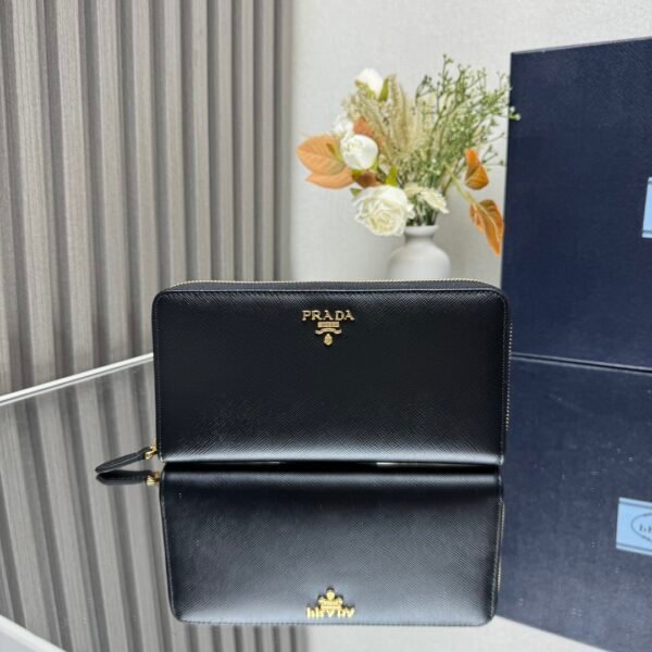 PRADA New Single Zipper Wallet