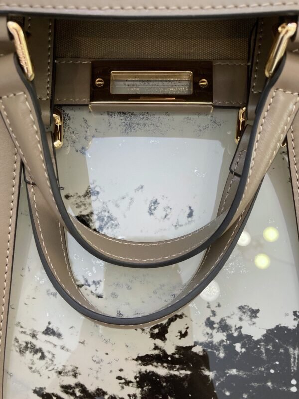 𝐅𝐞𝐧𝐝𝐢 Premium Gray Tinted Aged Tote - Image 9