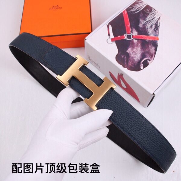 hermes leather men's belt - Image 4