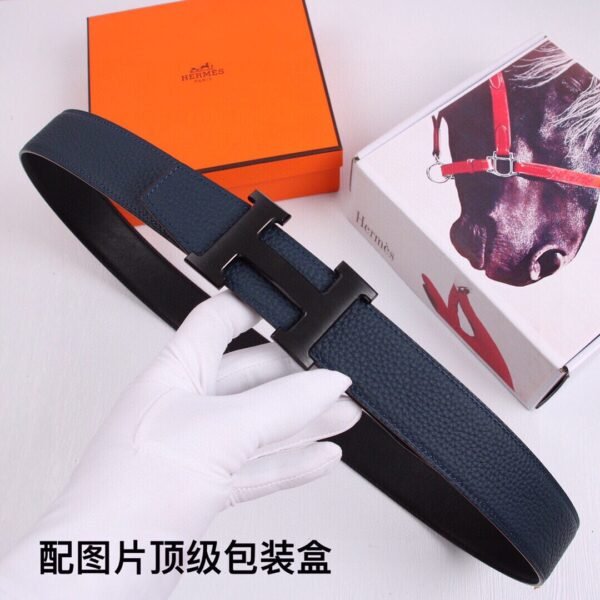 hermes leather men's belt - Image 3