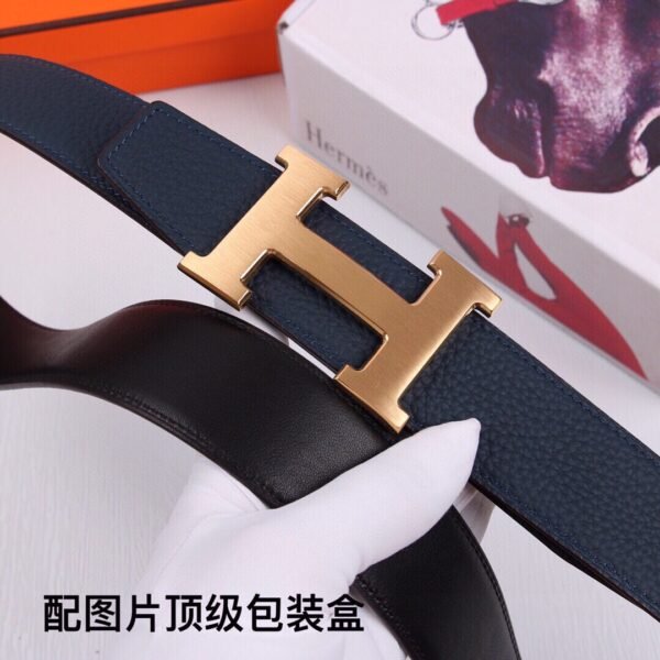 hermes leather men's belt