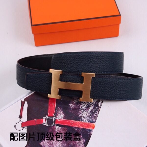 hermes leather men's belt - Image 9