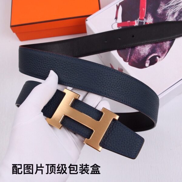 hermes leather men's belt - Image 6