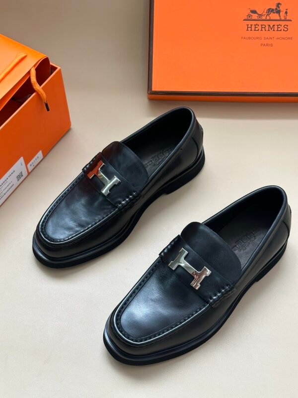 High quality Hermès leather shoes - Image 2