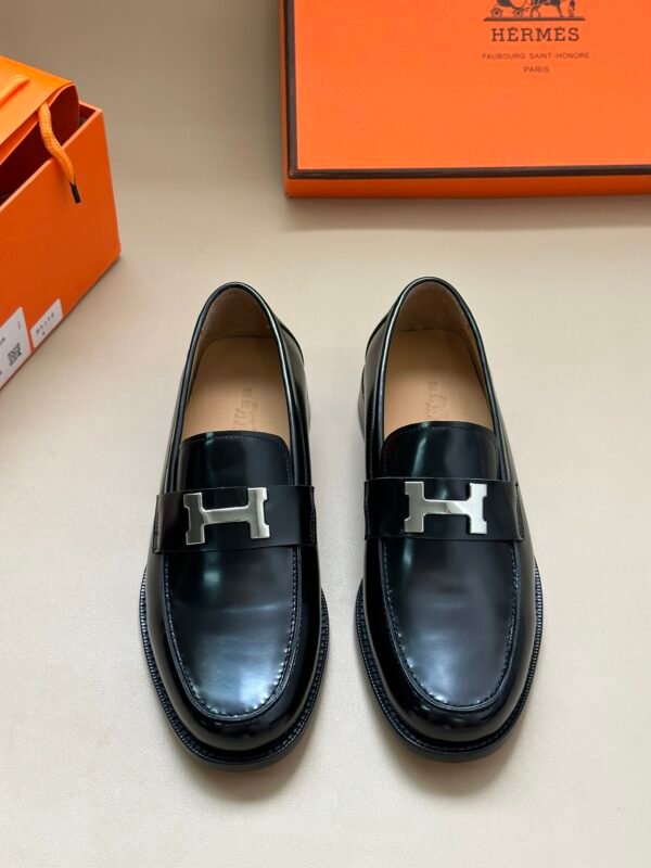 High quality Hermès leather shoes