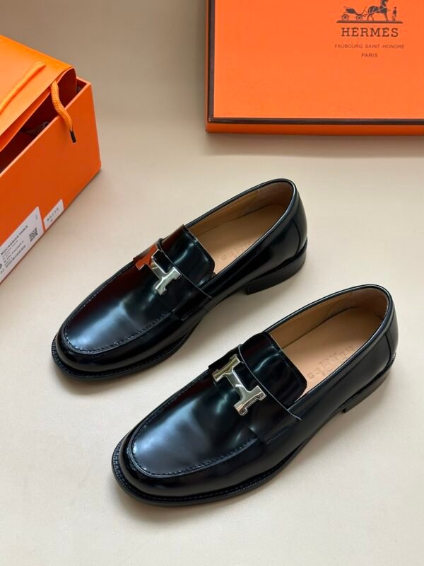 High quality Hermès leather shoes - Image 10