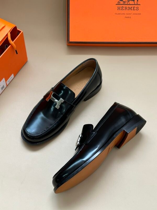 High quality Hermès leather shoes - Image 9