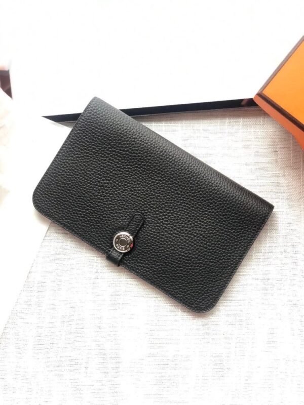 Hermes Hermes Dogon Large Passport Holder Wallet Original togo Leather Multifunctional Large Capacity Size: 20*12 - Image 3