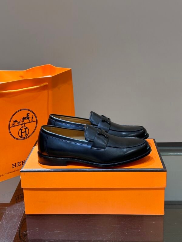 Hermes men's business casual shoes - Image 7