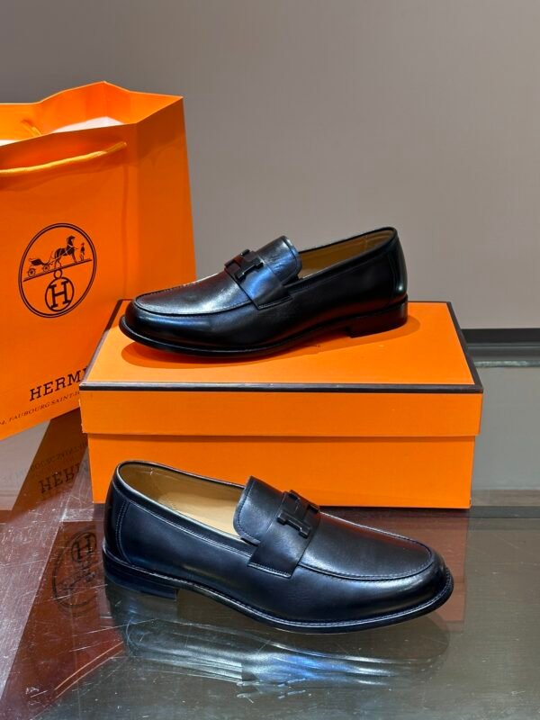 Hermes men's business casual shoes