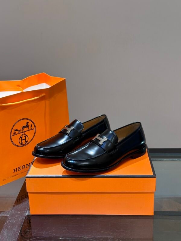 Hermes men's business casual shoes - Image 8