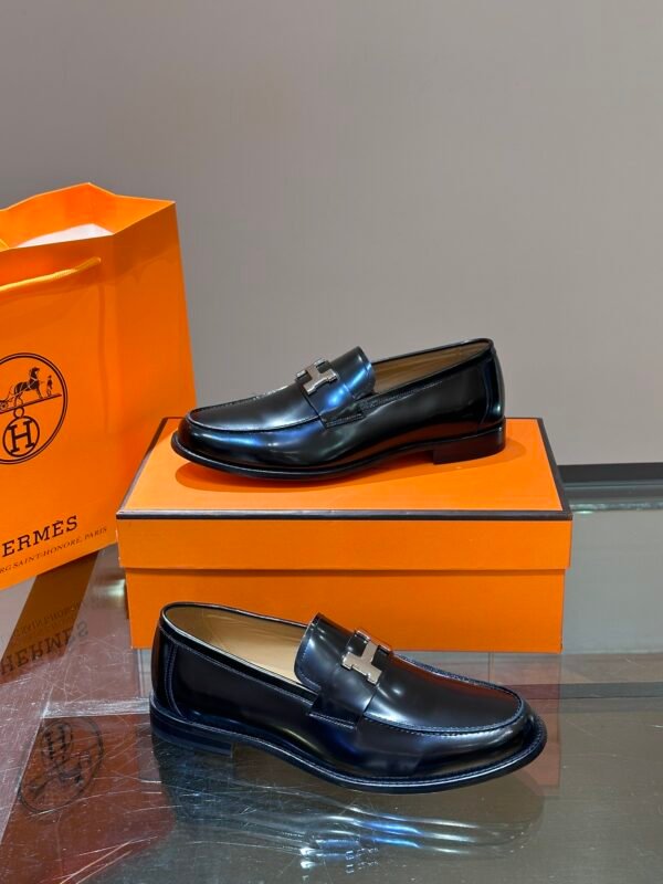 Hermes men's business casual shoes